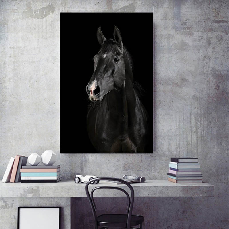 Noble Steed Canvas Painting - Vermilton