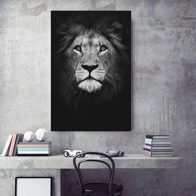 Lion Canvas Painting - Vermilton