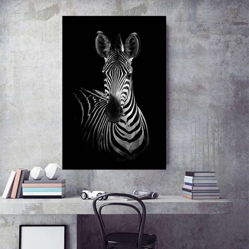 Zebra Canvas Painting - Vermilton