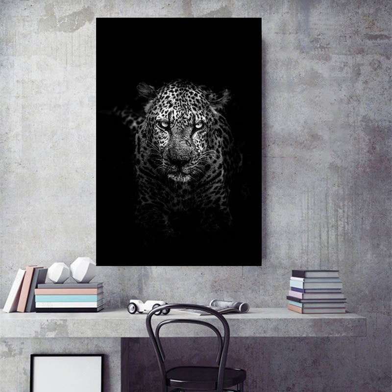 Leopard Canvas Painting - Vermilton