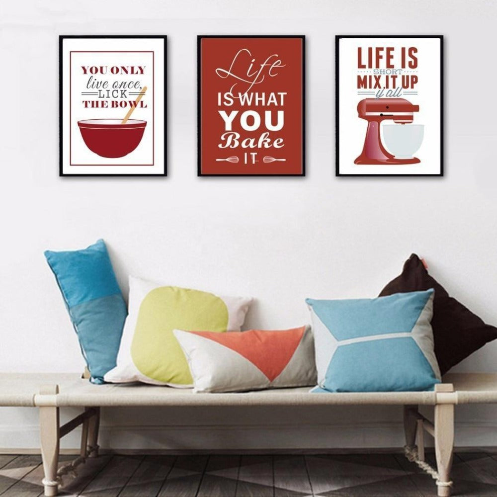 Baking Is Life Canvas Painting