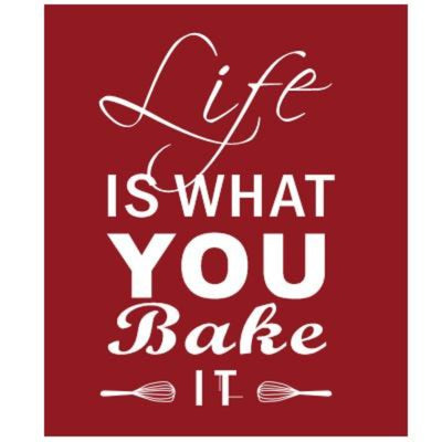 Baking Is Life Canvas Painting
