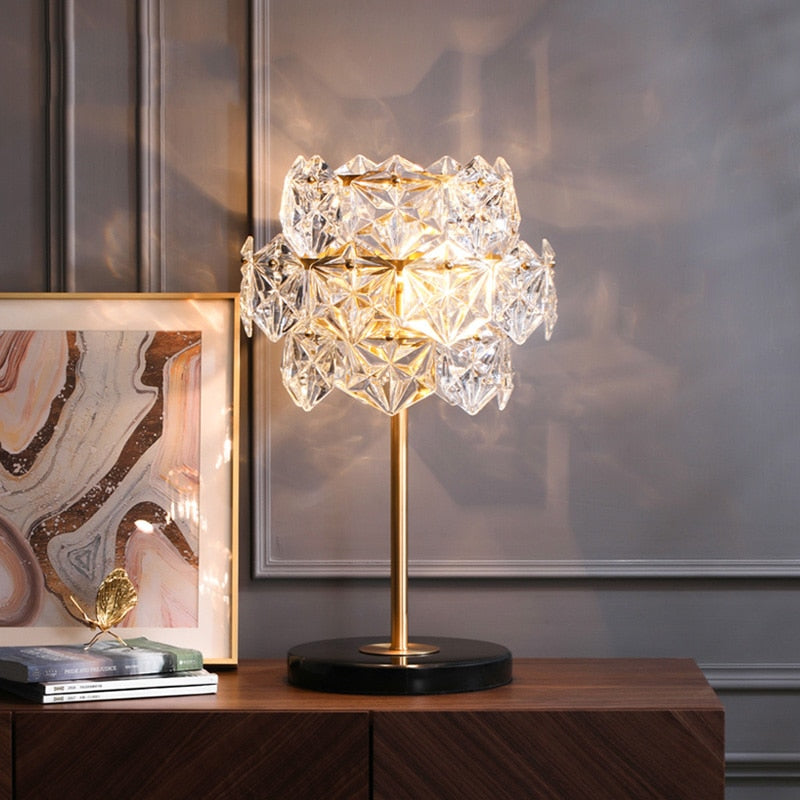 Crystal Luxury LED Table Light - Vermilton