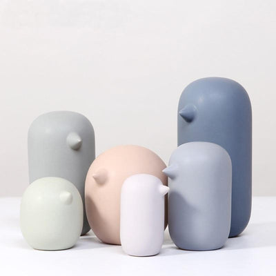 Modern Abstract Bird Figurines