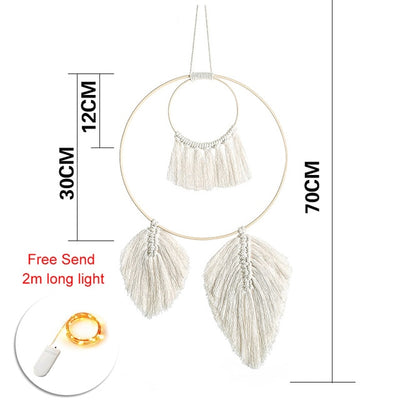 Nordic Style Dream Catcher Wall Pendant