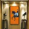 Minimalist Classic Horse Racer Canvas Painting - Vermilton