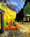 Café Terrace At Night Oil Painting Canvas Poster