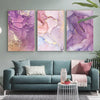 Nordic Purple Pink Abstract Canvas Painting - Vermilton