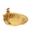Elegant Golden Peacock Plate