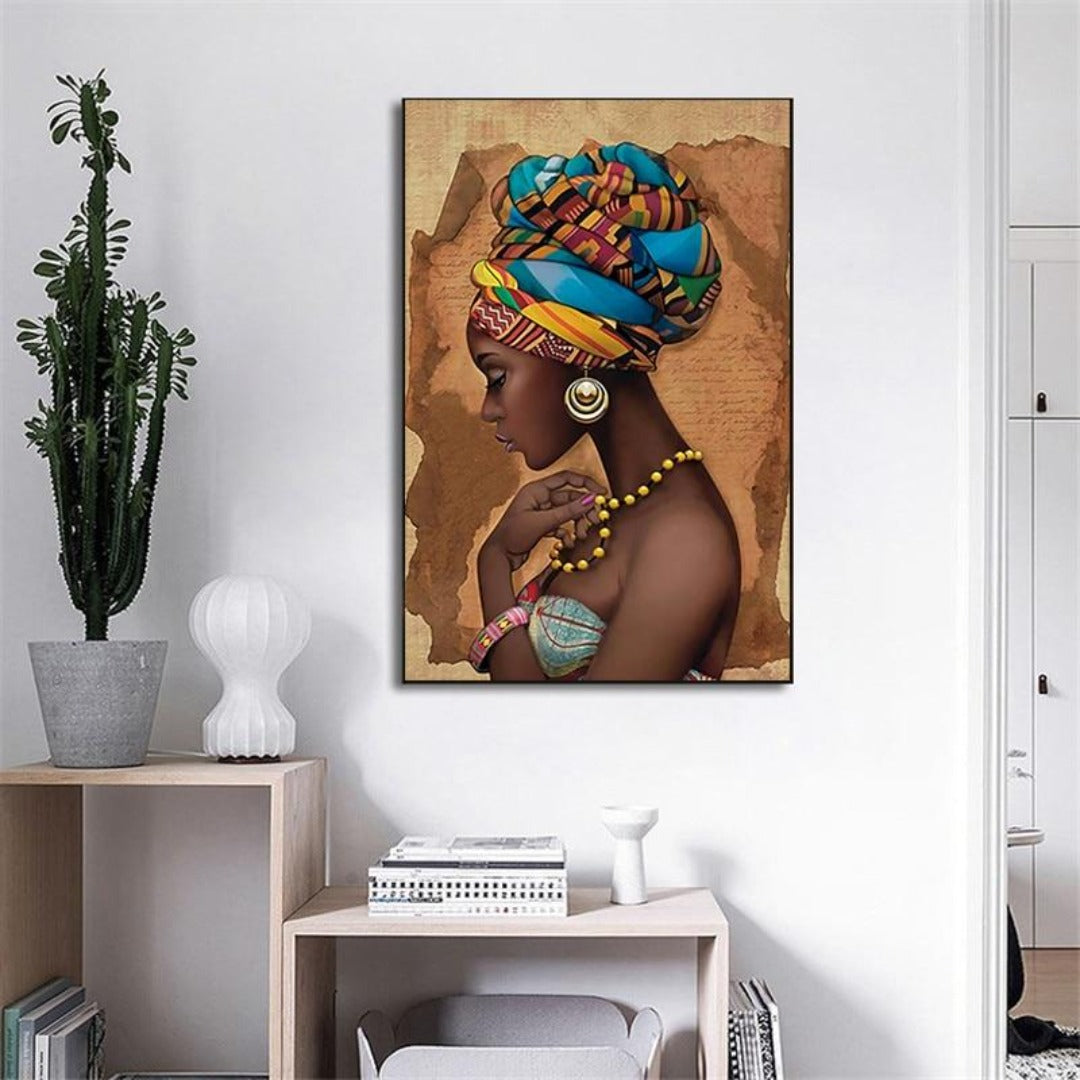 African Cultural Beauties Nordic Canvas Painting