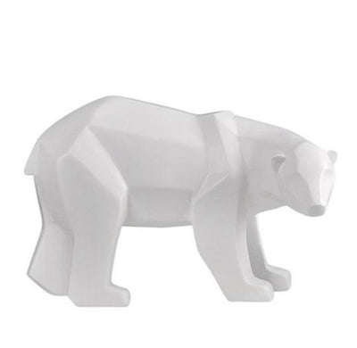 Geometric Nordic Polar Bear Ornament
