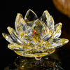 80mm Quartz Crystal Lotus Flower