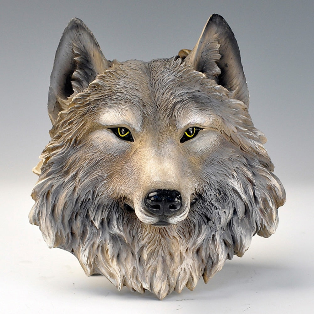 Animal Head Wall Decor Statues