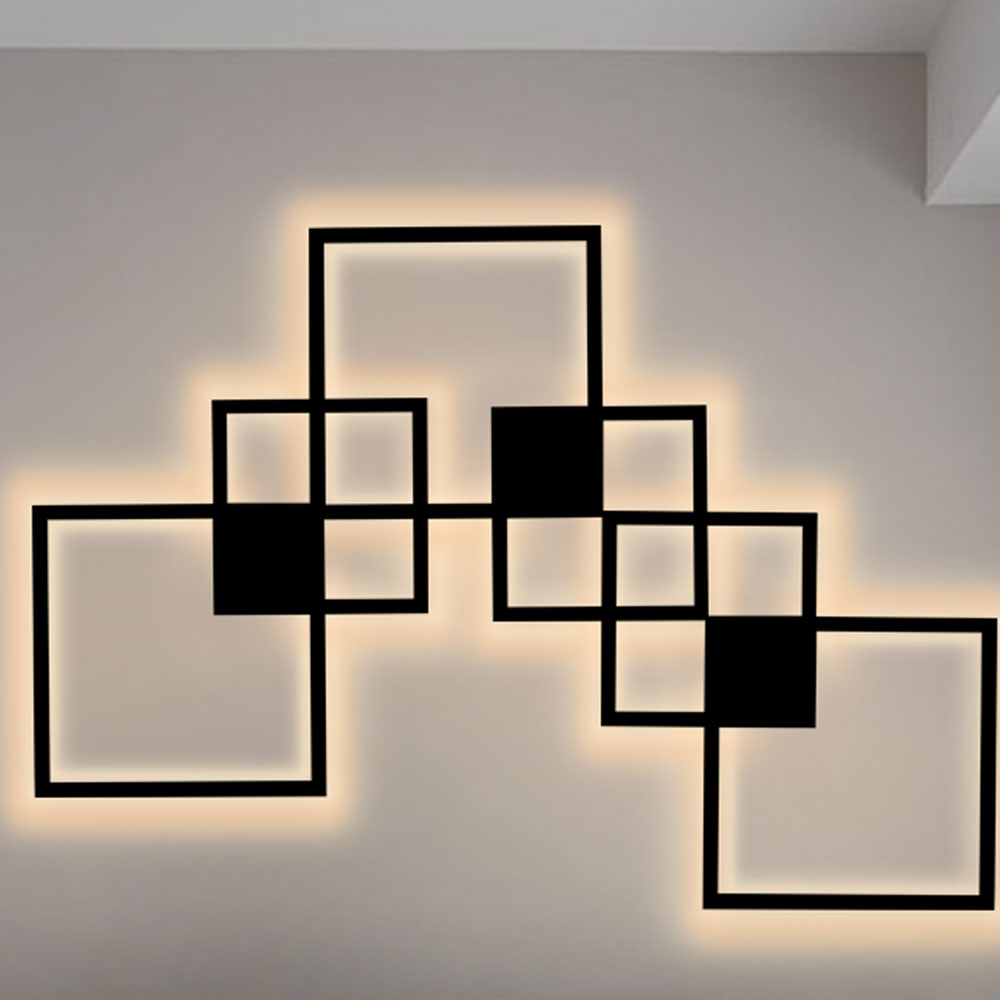 Nordic Square Wall Lamp - Vermilton