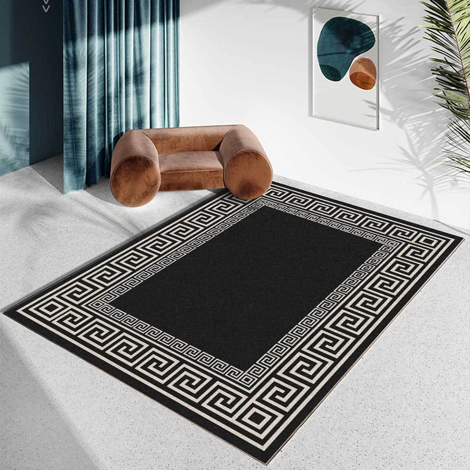 Geometry Rectangle Rug - Vermilton