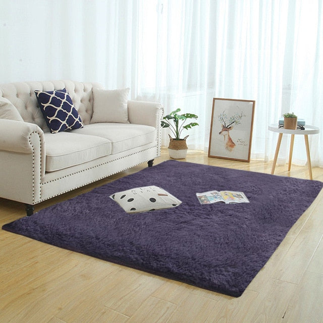 Silky Fluffy Carpet - Vermilton