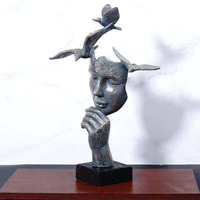 Nordic Peaceful Mind Abstract Figurine