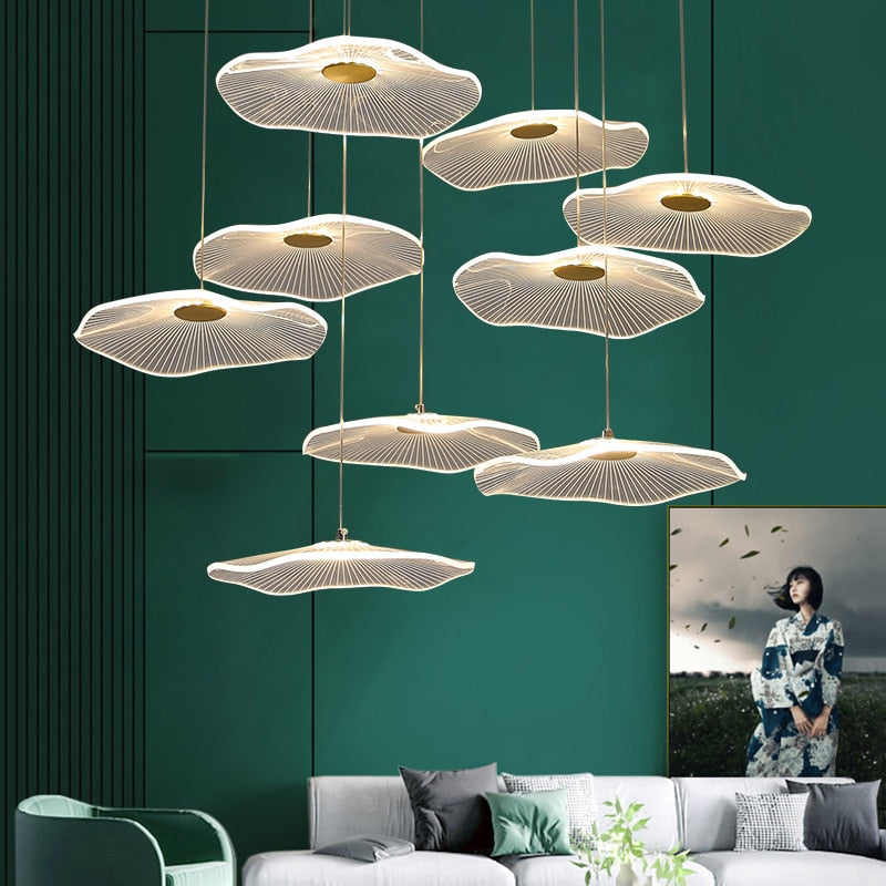 Lotus Leaf - Nordic LED Chandelier - Vermilton