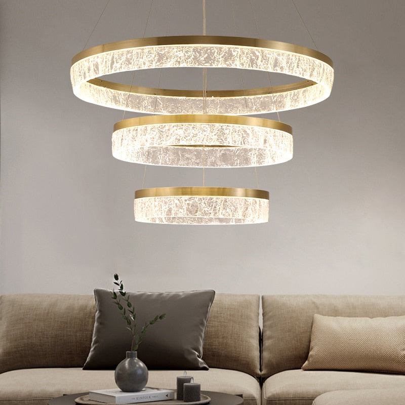 Golden Ring - Nordic Chandelier - Vermilton