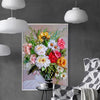 Nordic Flower Bouquet Canvas Art