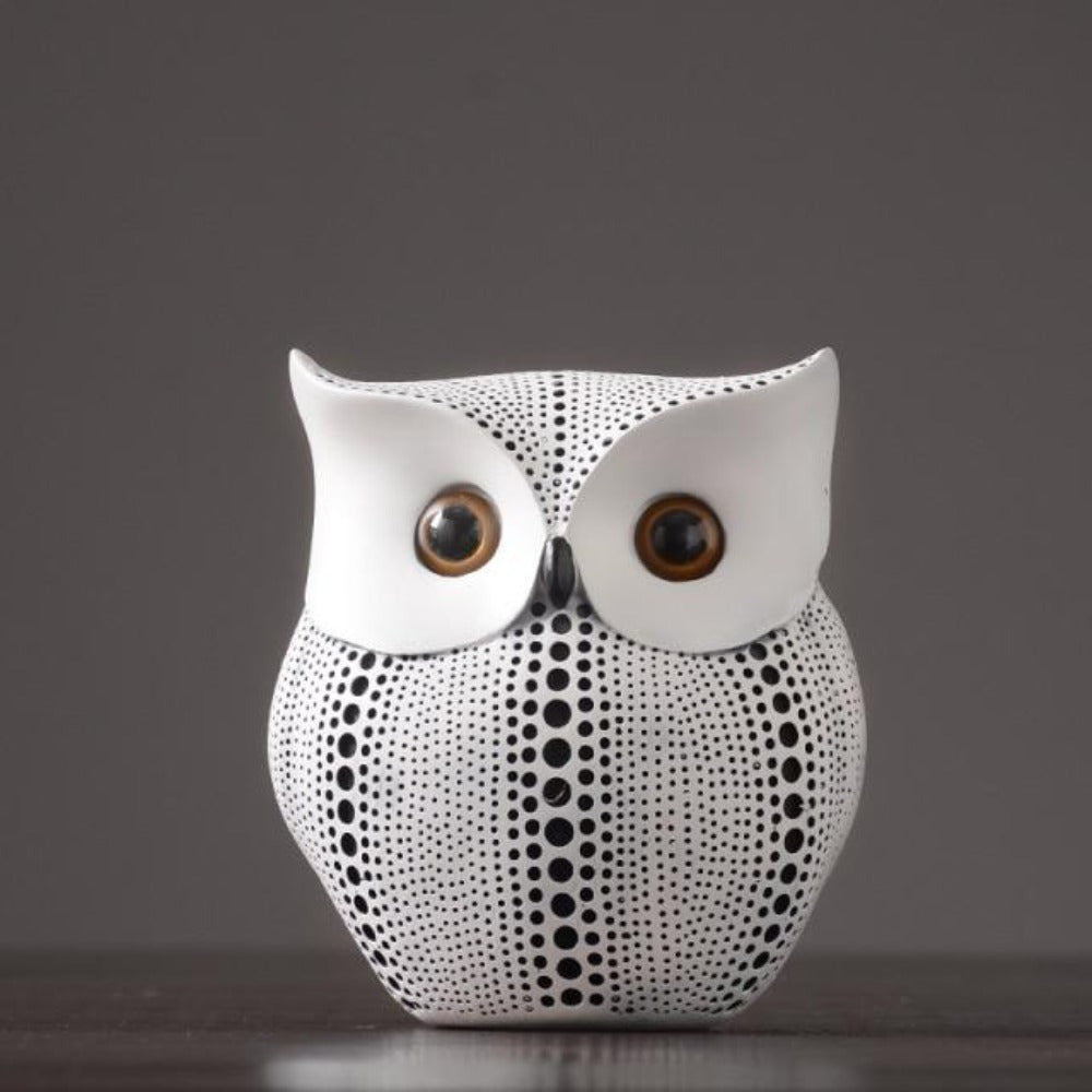 Nordic Miniature Owl Figurine