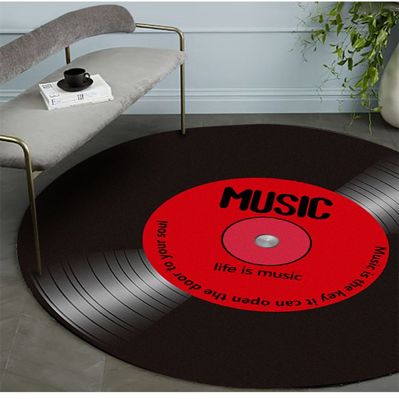 Music Vinyl Record Carpet - Vermilton
