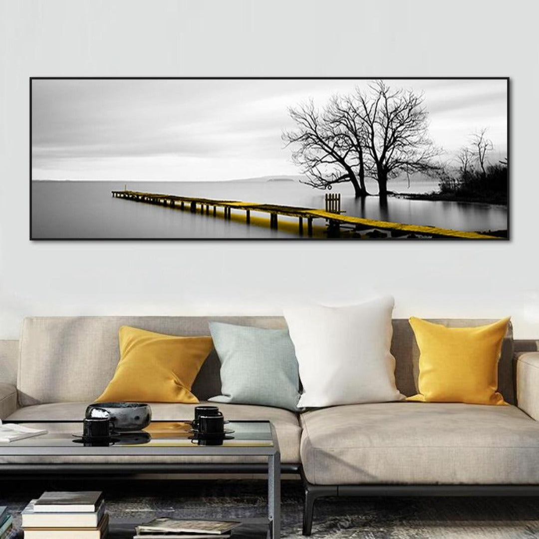Calm Nordic Landscape Canvas Poster