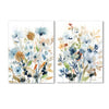 Watercolor Mix Flowers Canvas Painting - Vermilton