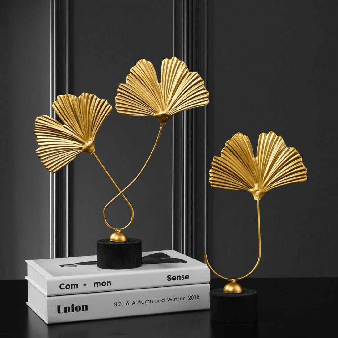 Mini Decorative Palm Leaf Metal Ornament