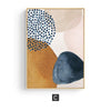 Geometric Nordic Abstract Line Canvas Painting - Vermilton