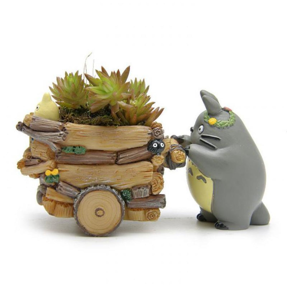 Totoro Flowerpot Japanese Miniature Figurine